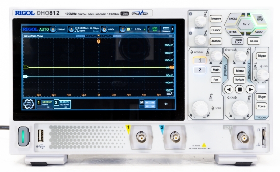 Rigol DHO812 Digital Oscilloscope 100 MHZ 2 channels 12 bit